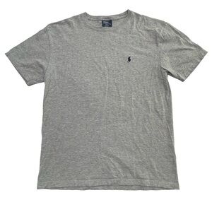 Vintage 90s Polo Ralph Lauren One-Point Size S Casual Gray Tee